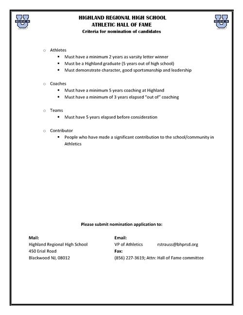 Criteria 